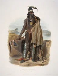 Abdih-Hiddisch. Ein Minatarre-Häuptling